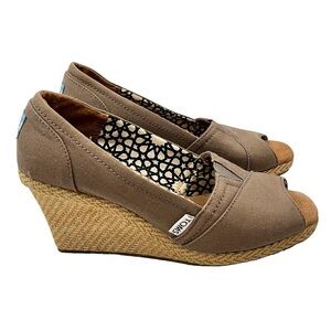 TOMS Espadrille Wedge Sandals